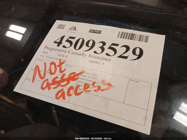 Tesla MODEL S 2016 5YJSA1E29GF123667 Image 5