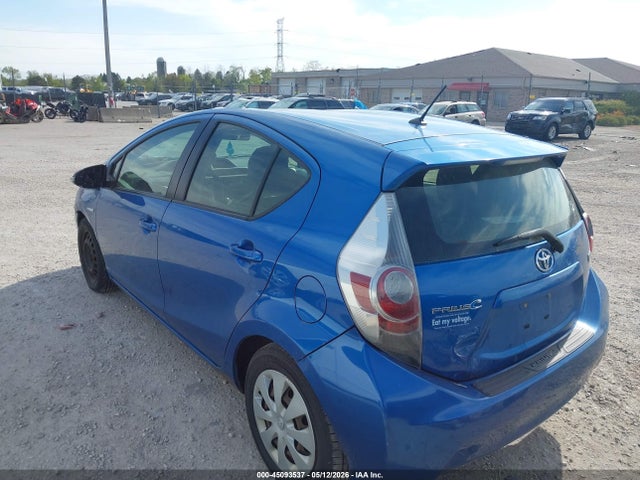 2012 Toyota Prius C Two მანქანა იყიდება აუქციონზე, vin: JTDKDTB36C1015445, აუქციონის ნომერი: 45093537