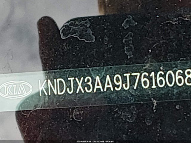 45093636 :رقم المزاد ، KNDJX3AA9J7616068 vin ، 2018 Kia Soul ! مزاد بيع