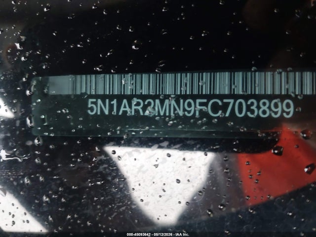 Продаж на аукціоні авто 2015 Nissan Pathfinder Sv, vin: 5N1AR2MN9FC703899, номер лоту: 45093642