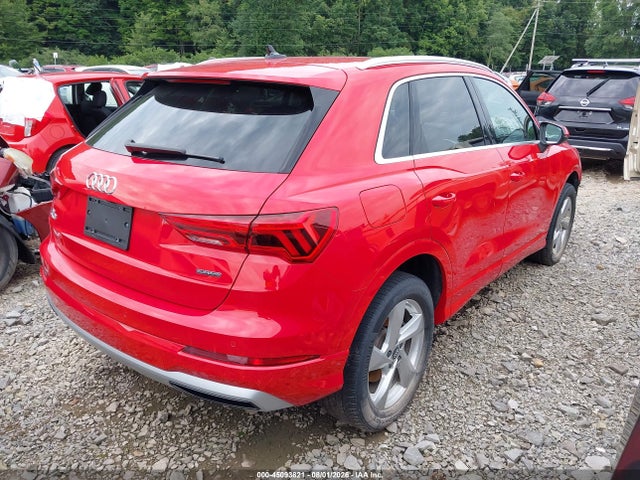 2020 Audi Q3 Premium Plus 45 Tfsi Quattro Tiptronic მანქანა იყიდება აუქციონზე, vin: WA1BECF38L1106931, აუქციონის ნომერი: 45093821