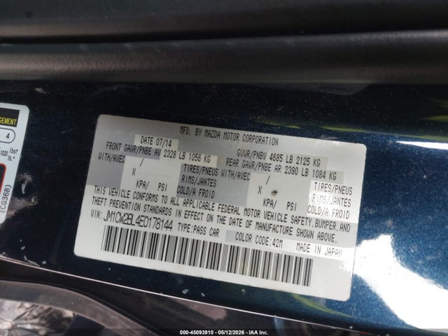 Mazda Mazda5 Sport 2014 JM1CW2BL4E0178144 Image 9