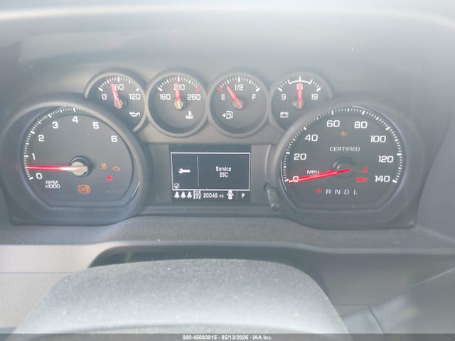 45093915 :رقم المزاد ، 3GCUK4ED4SG181746 vin ، 2025 Chevrolet Silverado 1500 4wd  Short Bed Wt مزاد بيع