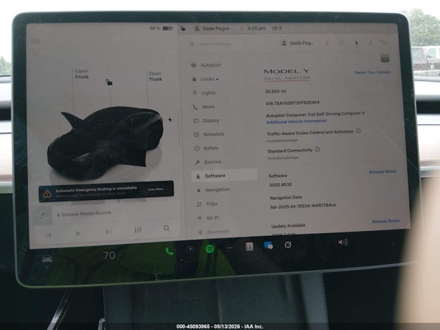 Продажа на аукционе авто 2023 Tesla Model Y Performance Dual Motor All-wheel Drive, vin: 7SAYGDEF3PF825404, номер лота: 45093965
