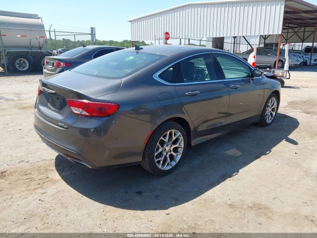 2015 Chrysler 200 C მანქანა იყიდება აუქციონზე, vin: 1C3CCCEGXFN673759, აუქციონის ნომერი: 45094092