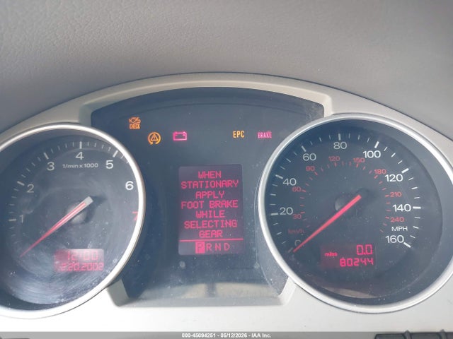 Продаж на аукціоні авто 2003 Audi A4 1.8t, vin: WAUAC48HX3K020792, номер лоту: 45094251