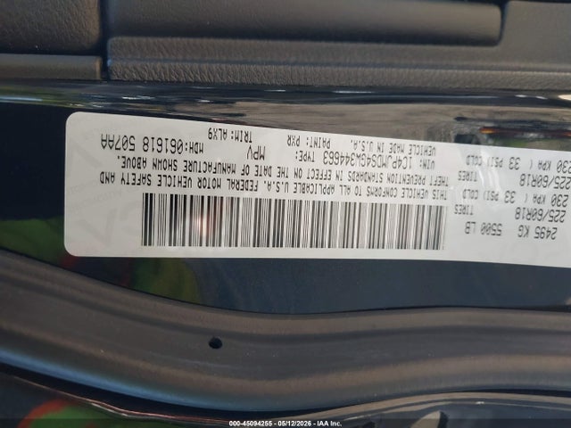 Продажа на аукционе авто 2016 Jeep Cherokee High Altitude, vin: 1C4PJMDS4GW344663, номер лота: 45094255