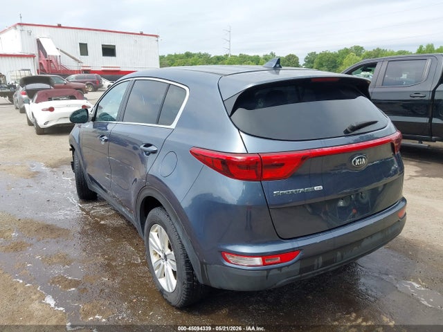 2018 Kia Sportage Lx მანქანა იყიდება აუქციონზე, vin: KNDPM3AC6J7455179, აუქციონის ნომერი: 45094339