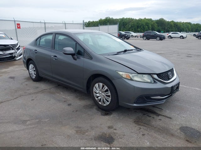 2013 Honda Civic Lx მანქანა იყიდება აუქციონზე, vin: 2HGFB2F57DH523263, აუქციონის ნომერი: 45094549