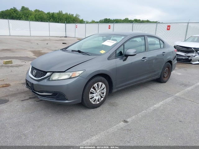 2013 Honda Civic Lx მანქანა იყიდება აუქციონზე, vin: 2HGFB2F57DH523263, აუქციონის ნომერი: 45094549