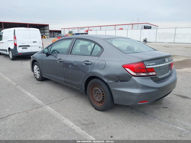 2013 Honda Civic Lx მანქანა იყიდება აუქციონზე, vin: 2HGFB2F57DH523263, აუქციონის ნომერი: 45094549