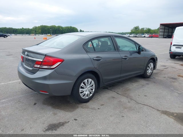 2013 Honda Civic Lx მანქანა იყიდება აუქციონზე, vin: 2HGFB2F57DH523263, აუქციონის ნომერი: 45094549