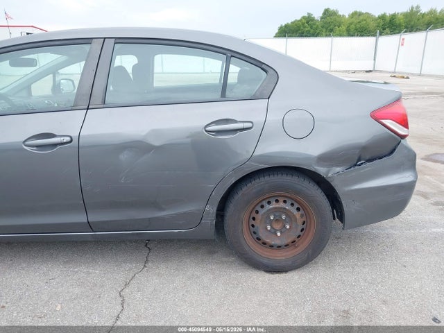 2013 Honda Civic Lx მანქანა იყიდება აუქციონზე, vin: 2HGFB2F57DH523263, აუქციონის ნომერი: 45094549