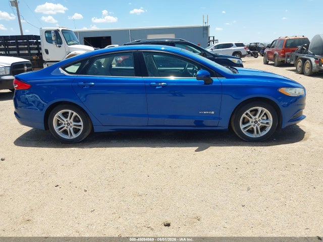 3FA6P0LU8JR212723 Ford Fusion Hybrid Se