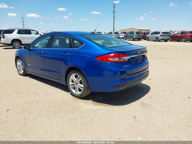 3FA6P0LU8JR212723 Ford Fusion Hybrid Se