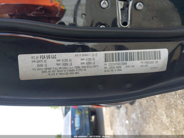 Aukcja sprzedaży 2016 Dodge Charger Police, vin: 2C3CDXAT3GH155848, numer aukcji: 45094597