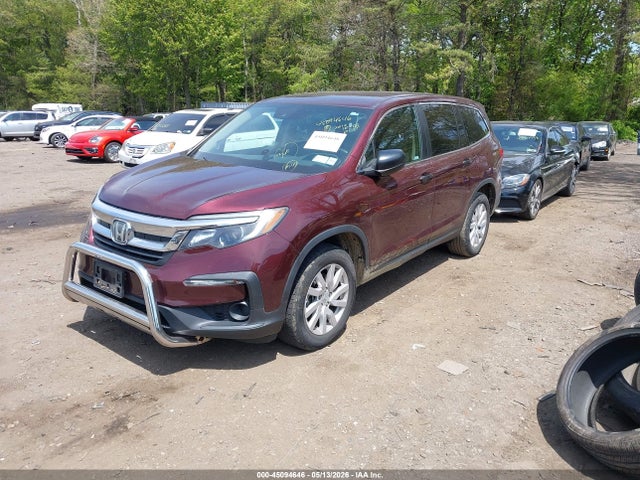 2019 Honda Pilot Lx მანქანა იყიდება აუქციონზე, vin: 5FNYF6H13KB096373, აუქციონის ნომერი: 45094646