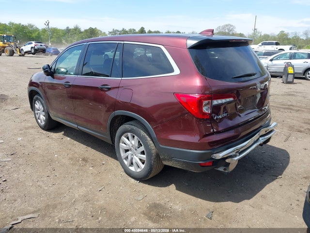 2019 Honda Pilot Lx მანქანა იყიდება აუქციონზე, vin: 5FNYF6H13KB096373, აუქციონის ნომერი: 45094646