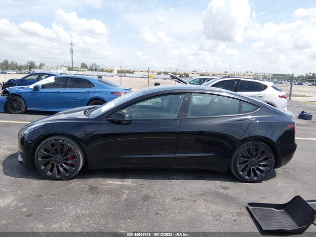 2023 Tesla Model 3 Performance Dual Motor All-wheel Drive მანქანა იყიდება აუქციონზე, vin: 5YJ3E1EC3PF621008, აუქციონის ნომერი: 45094675