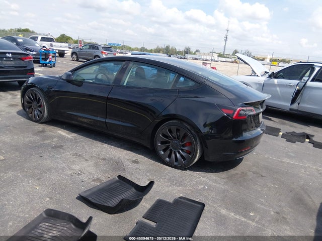 2023 Tesla Model 3 Performance Dual Motor All-wheel Drive მანქანა იყიდება აუქციონზე, vin: 5YJ3E1EC3PF621008, აუქციონის ნომერი: 45094675