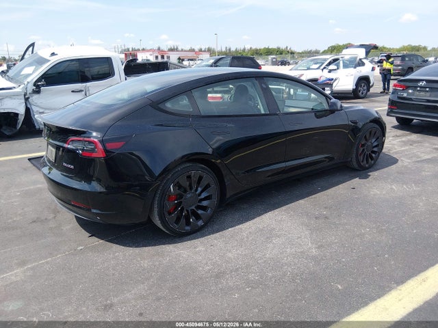 2023 Tesla Model 3 Performance Dual Motor All-wheel Drive მანქანა იყიდება აუქციონზე, vin: 5YJ3E1EC3PF621008, აუქციონის ნომერი: 45094675