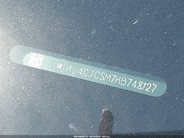 Aukcja sprzedaży 2019 Buick Encore Fwd Essence, vin: KL4CJCSM7KB748127, numer aukcji: 45094779