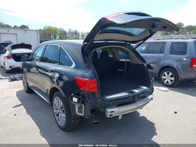 Продаж на аукціоні авто 2017 Acura Mdx Technology Package, vin: 5J8YD4H50HL006357, номер лоту: 45094830