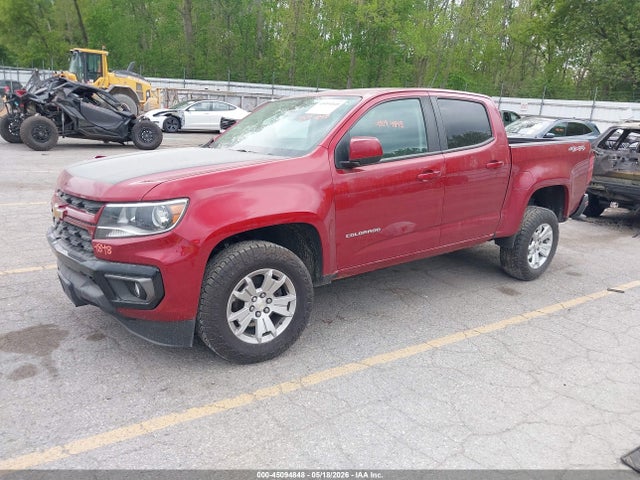 Продаж на аукціоні авто 2021 Chevrolet Colorado Lt, vin: 1GCGTCEN0M1133384, номер лоту: 45094848
