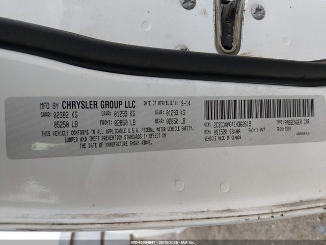 Aukcja sprzedaży 2014 Dodge Charger Police, vin: 2C3CDXAG4EH362619, numer aukcji: 45094947