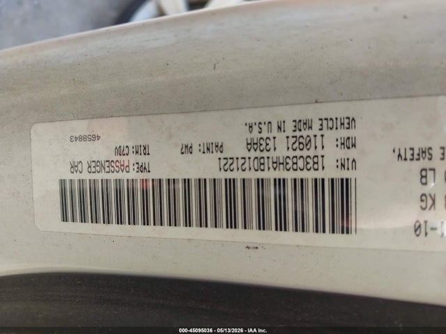 Продажа на аукционе авто 2011 Dodge Caliber Mainstreet, vin: 1B3CB3HA1BD121221, номер лота: 45095036