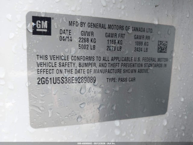 Aukcja sprzedaży 2014 Cadillac Xts W20 Livery Package, vin: 2G61U5S38E9289089, numer aukcji: 45095082