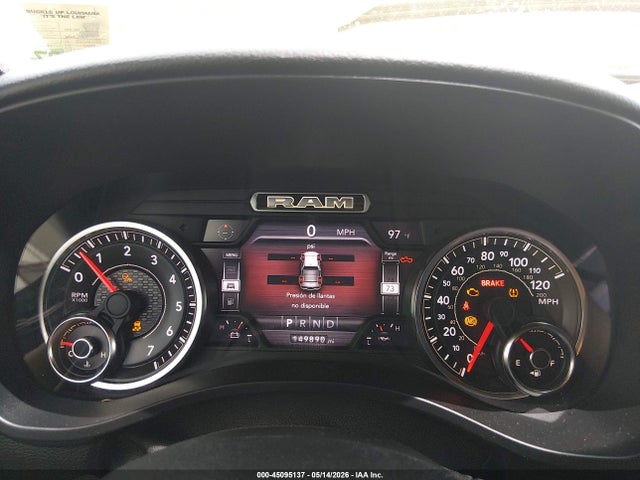 45095137 :رقم المزاد ، 1C6SRFFT4KN578389 vin ، 2019 Ram 1500 Big Horn/lone Star  4x4 5'7 Box مزاد بيع