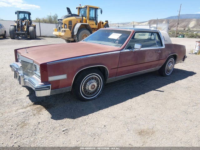 1985 Cadillac Eldorado მანქანა იყიდება აუქციონზე, vin: 1G6EL5788FE652272, აუქციონის ნომერი: 45095318