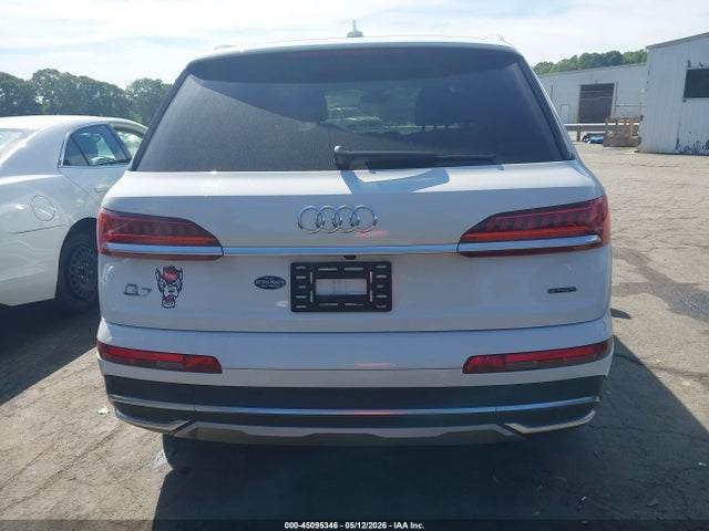 2022 Audi Q7 Premium 45 Tfsi Quattro Tiptronic მანქანა იყიდება აუქციონზე, vin: WA1AJBF78ND000548, აუქციონის ნომერი: 45095346