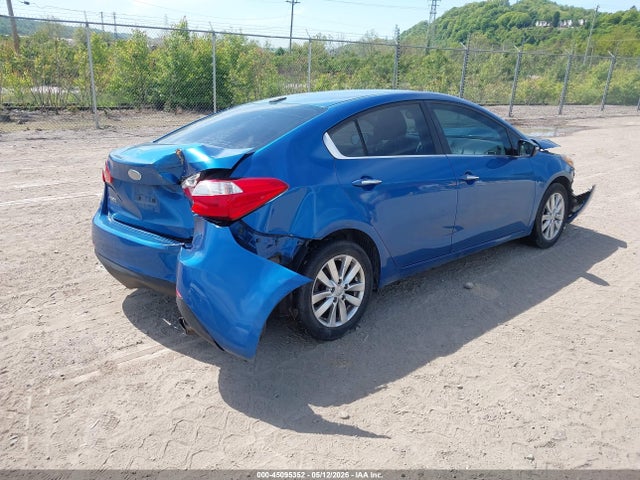 45095352 :رقم المزاد ، KNAFX4A81E5124125 vin ، 2014 Kia Forte Ex مزاد بيع