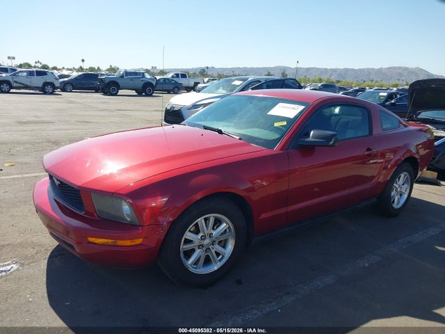 2007 Ford Mustang V6 Deluxe/v6 Premium მანქანა იყიდება აუქციონზე, vin: 1ZVFT80N475279507, აუქციონის ნომერი: 45095382