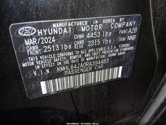 Hyundai SONATA SEL 2024 KMHL64JA0RA394483 Image 9