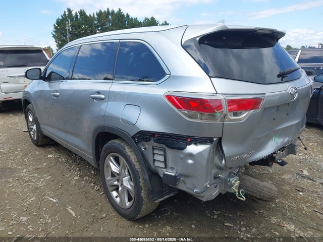Aukcja sprzedaży 2015 Toyota Highlander Limited V6, vin: 5TDDKRFH5FS160734, numer aukcji: 45095492