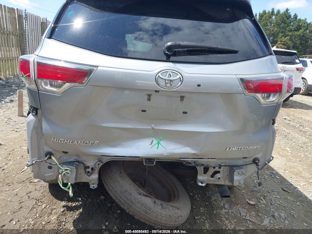 Aukcja sprzedaży 2015 Toyota Highlander Limited V6, vin: 5TDDKRFH5FS160734, numer aukcji: 45095492