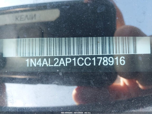 Aukcja sprzedaży 2012 Nissan Altima 2.5 S, vin: 1N4AL2AP1CC178916, numer aukcji: 45095493