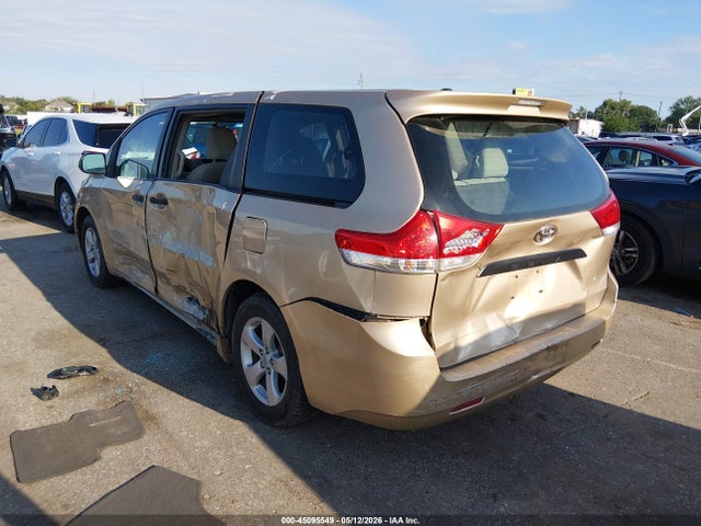 Aukcja sprzedaży 2011 Toyota Sienna, vin: 5TDKA3DC6BS003657, numer aukcji: 45095549