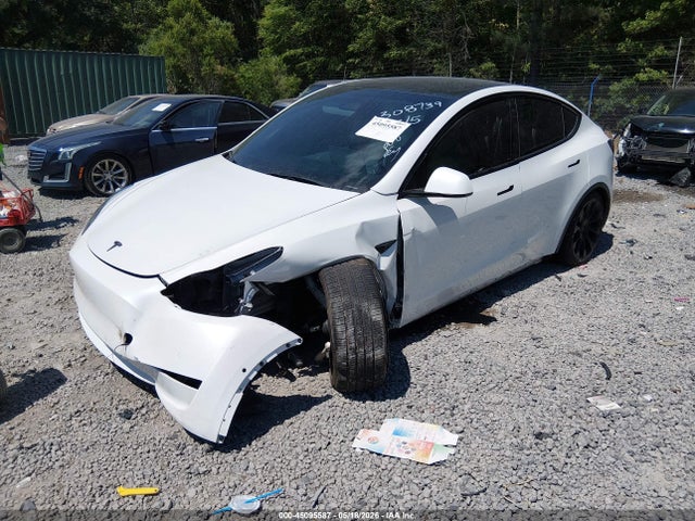 45095587 :رقم المزاد ، 7SAYGAEE9NF308739 vin ، 2022 Tesla Model Y Long Range Dual Motor All-wheel Drive مزاد بيع