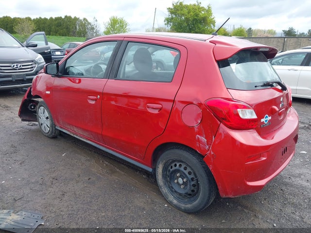 2019 Mitsubishi Mirage Es მანქანა იყიდება აუქციონზე, vin: ML32A3HJ4KH016651, აუქციონის ნომერი: 45095625
