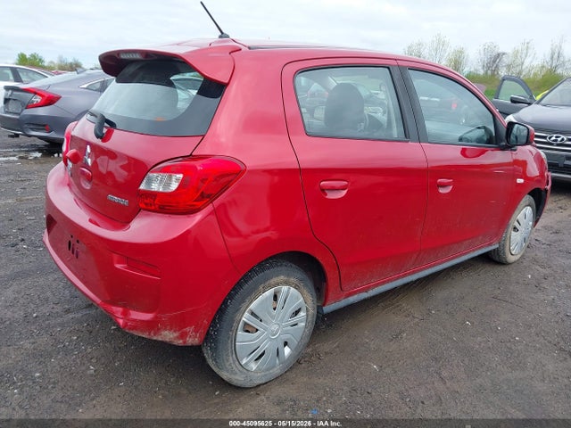 2019 Mitsubishi Mirage Es მანქანა იყიდება აუქციონზე, vin: ML32A3HJ4KH016651, აუქციონის ნომერი: 45095625
