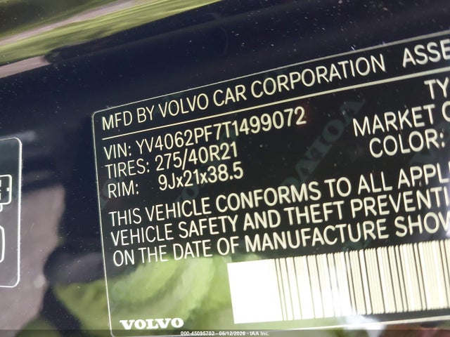Volvo Xc90 Ultra 2026 YV4062PF7T1499072 Image 9