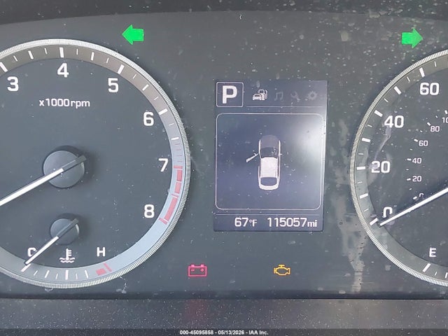 45095858 :رقم المزاد ، 5NPE24AF8GH417017 vin ، 2016 Hyundai Sonata مزاد بيع