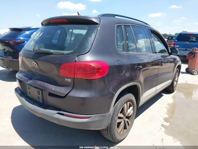 2016 Volkswagen Tiguan S მანქანა იყიდება აუქციონზე, vin: WVGAV7AX6GW572350, აუქციონის ნომერი: 45095905