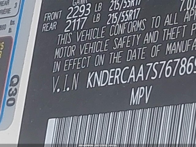 Aukcja sprzedaży 2025 Kia Seltos Ex, vin: KNDERCAA7S7678694, numer aukcji: 45096044
