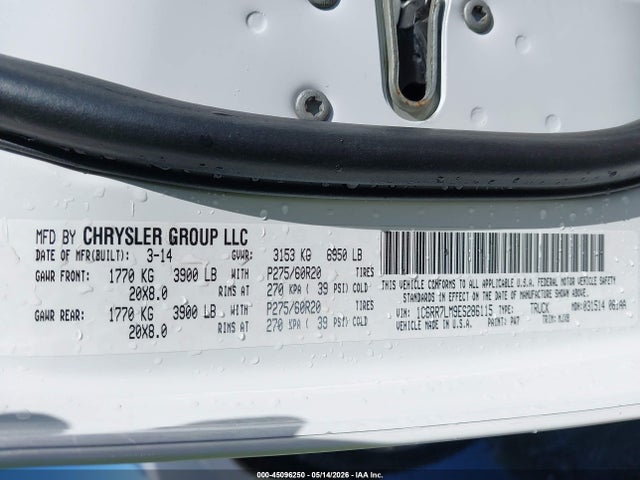 Продажа на аукционе авто 2014 Ram 1500 Big Horn, vin: 1C6RR7LM9ES286115, номер лота: 45096250