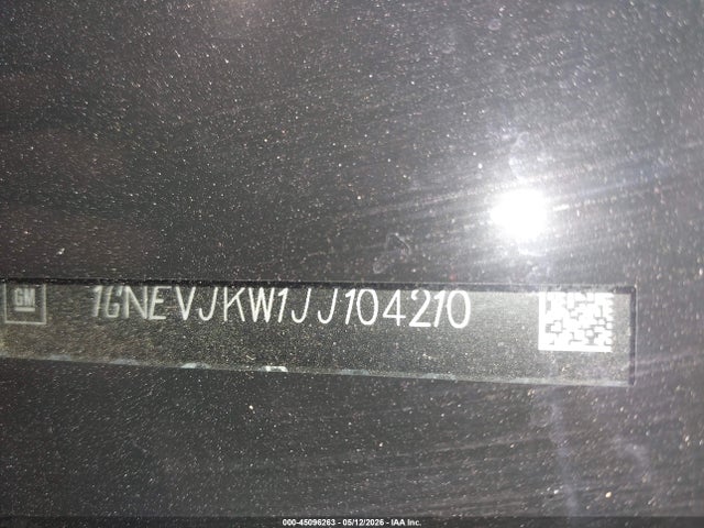 45096263 :رقم المزاد ، 1GNEVJKW1JJ104210 vin ، 2018 Chevrolet Traverse Premier مزاد بيع